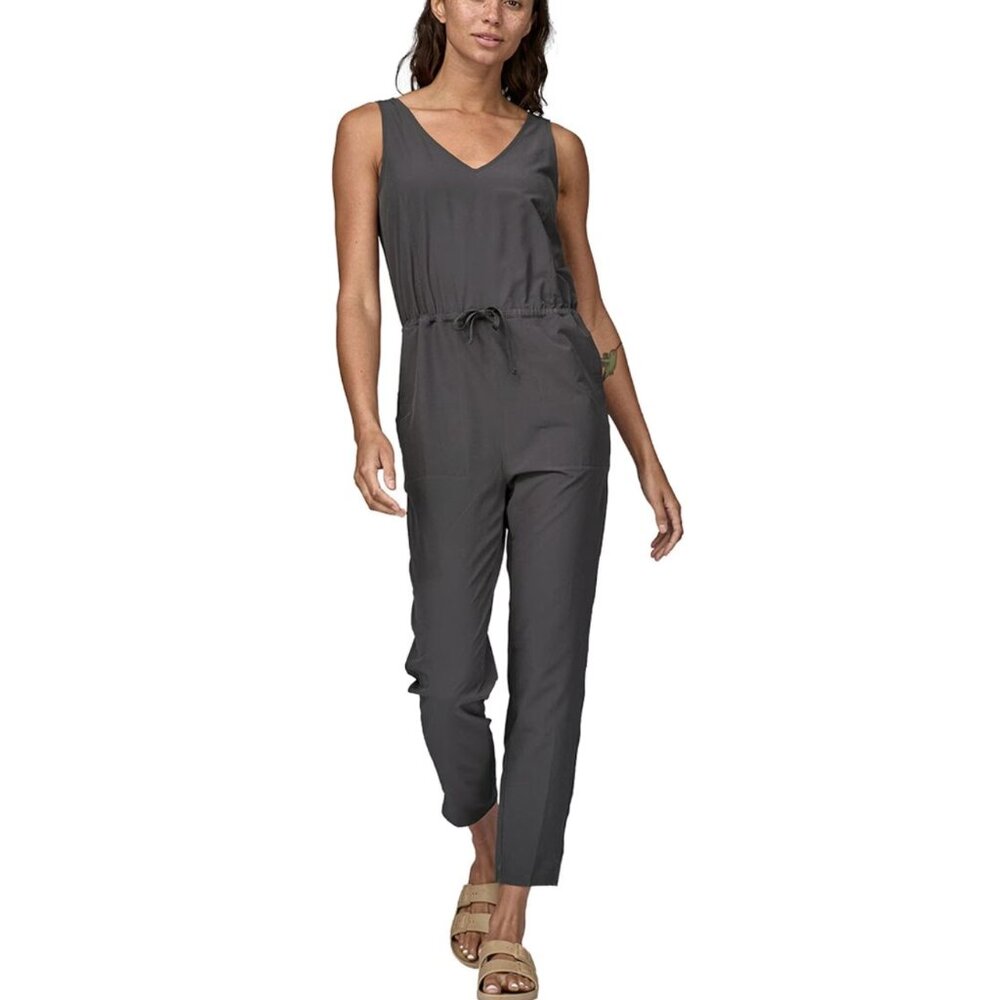 Patagonia Gray V-Neck Jumpsuit - Picture 2 of 9